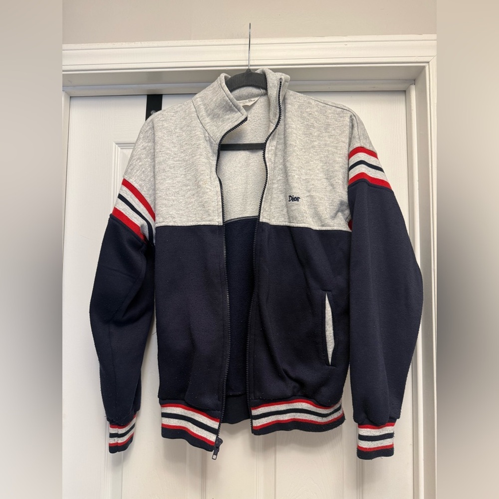 Vintage Christian Dior Full-Zip Jacket, Men's Medium